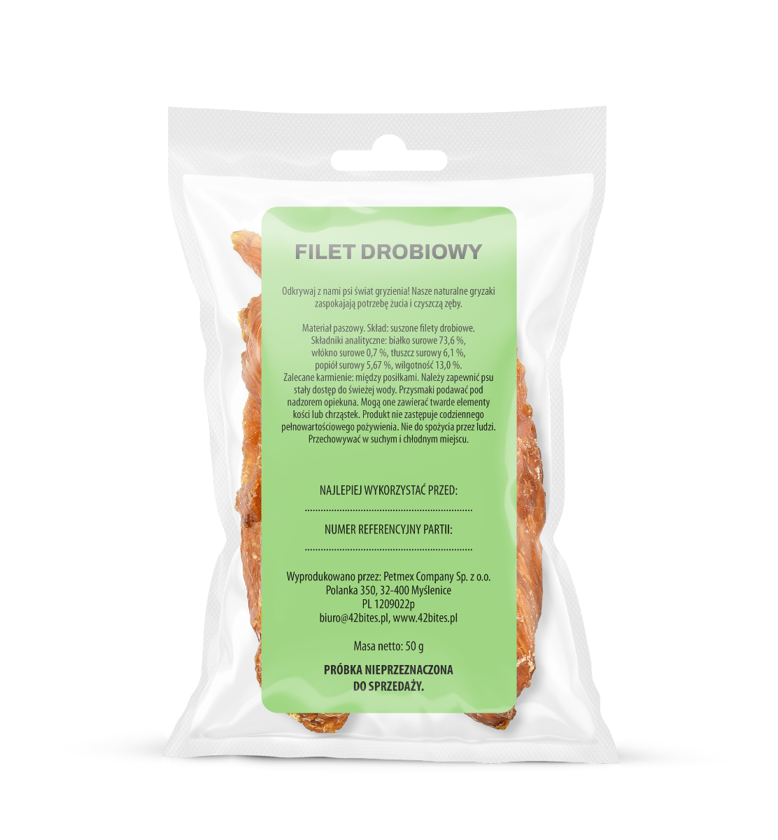 (Tester) Filet drobiowy 50g - 42 Bites - Hover view