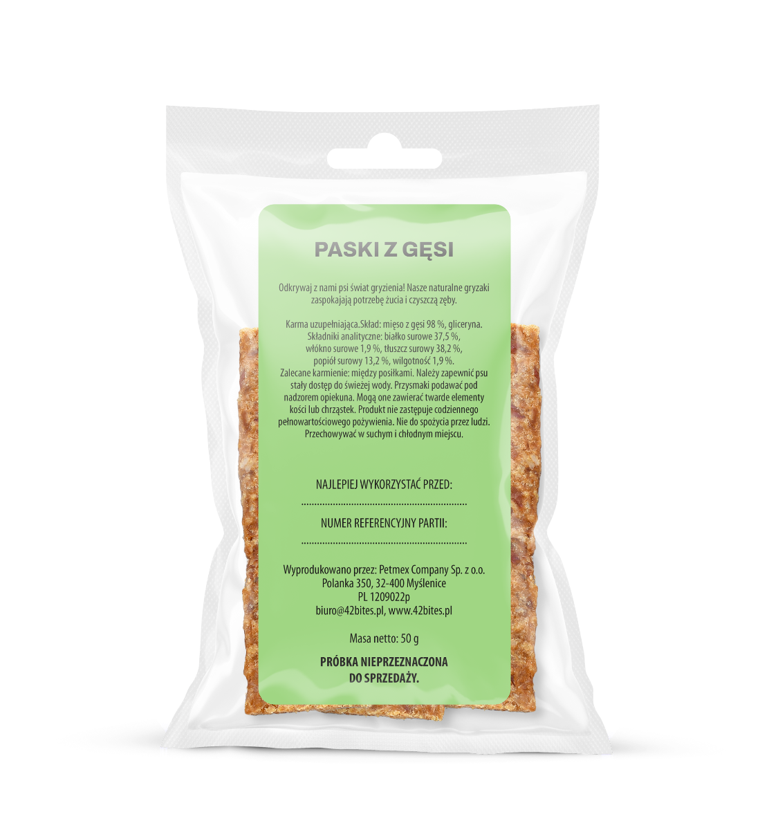 (Tester) Paski z gęsi 50g - 42 Bites - Hover view