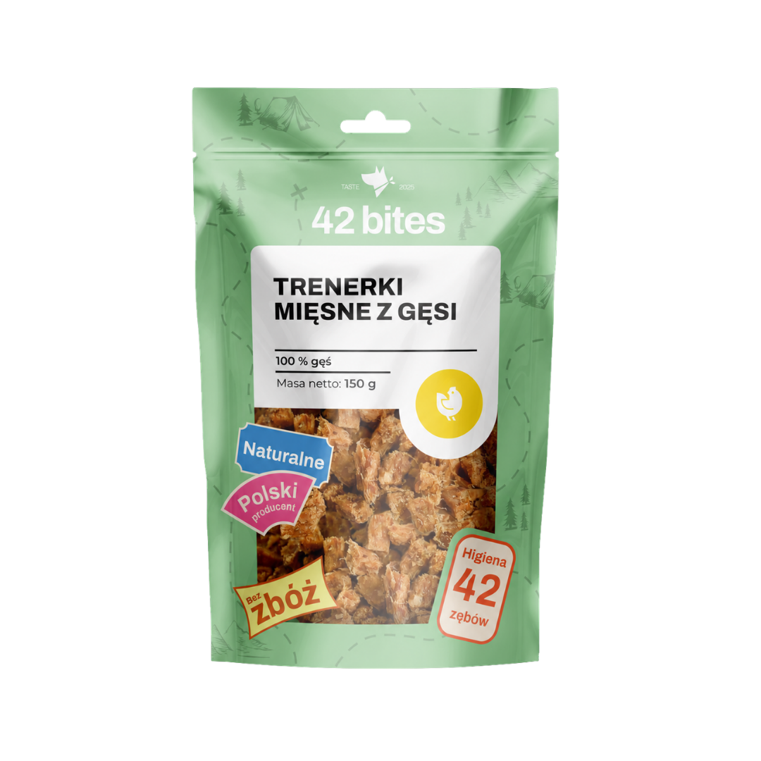 Trenerki mięsne z gęsi 150g - 42 Bites - Hover view