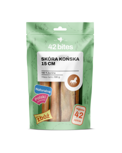 Sk&oacute;ra końska 15 cm 100g - 42 Bites