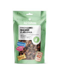 Trenerki mięsne z jelenia 150g - 42 Bites