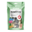 Skóra wołowa z futrem 15 cm 100g - 42 Bites