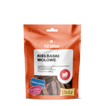 Kiełbaski wołowe 100g - 42 Bites