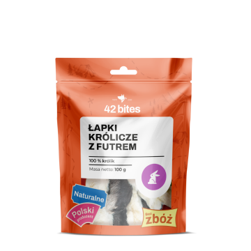 Łapki królicze z futrem 100g - 42 Bites