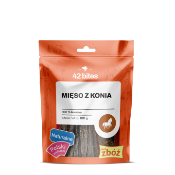 Mięso z konia 100g - 42 Bites