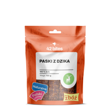 Paski z dzika 150g - 42 Bites