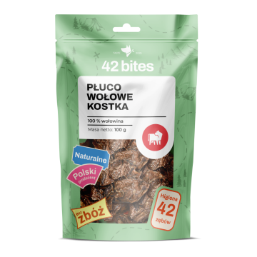 Płuco wołowe kostka 100g - 42 Bites