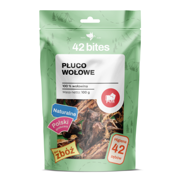 Płuco wołowe 100g - 42 Bites