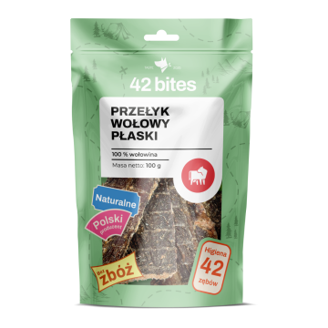 Przełyk wołowy płaski 100g - 42 Bites