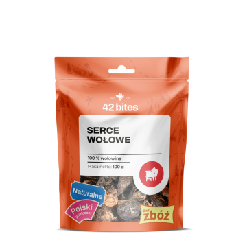 Serce wołowe 100g - 42 Bites