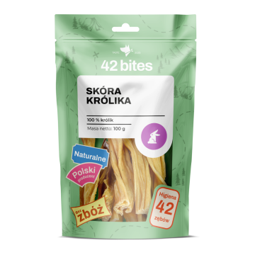 Skóra królika 100g - 42 Bites