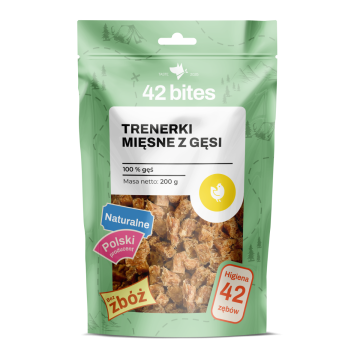 Trenerki mięsne z gęsi 150g - 42 Bites