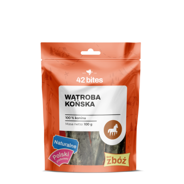 Wątroba końska 100g - 42 Bites