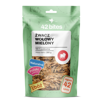 Żwacz wołowy mielony 200g - 42 Bites